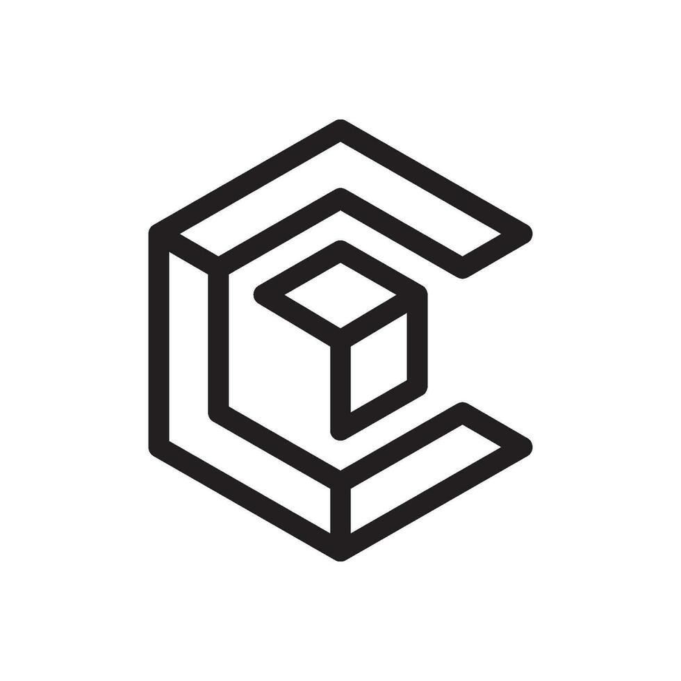 hexagon icon design vector template