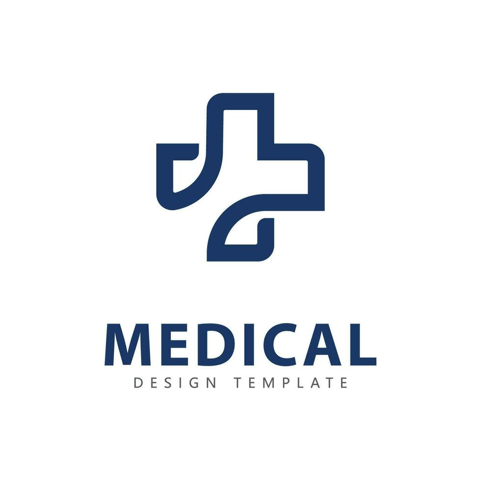 Medical logo icon design template elements vector