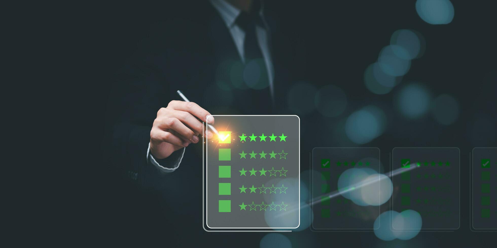 Male consumers opinion, and rated their satisfaction ,rate and review them online ,evaluation business success ,Customer Experience Survey Concepts ,excellent survey ,customer engagement photo