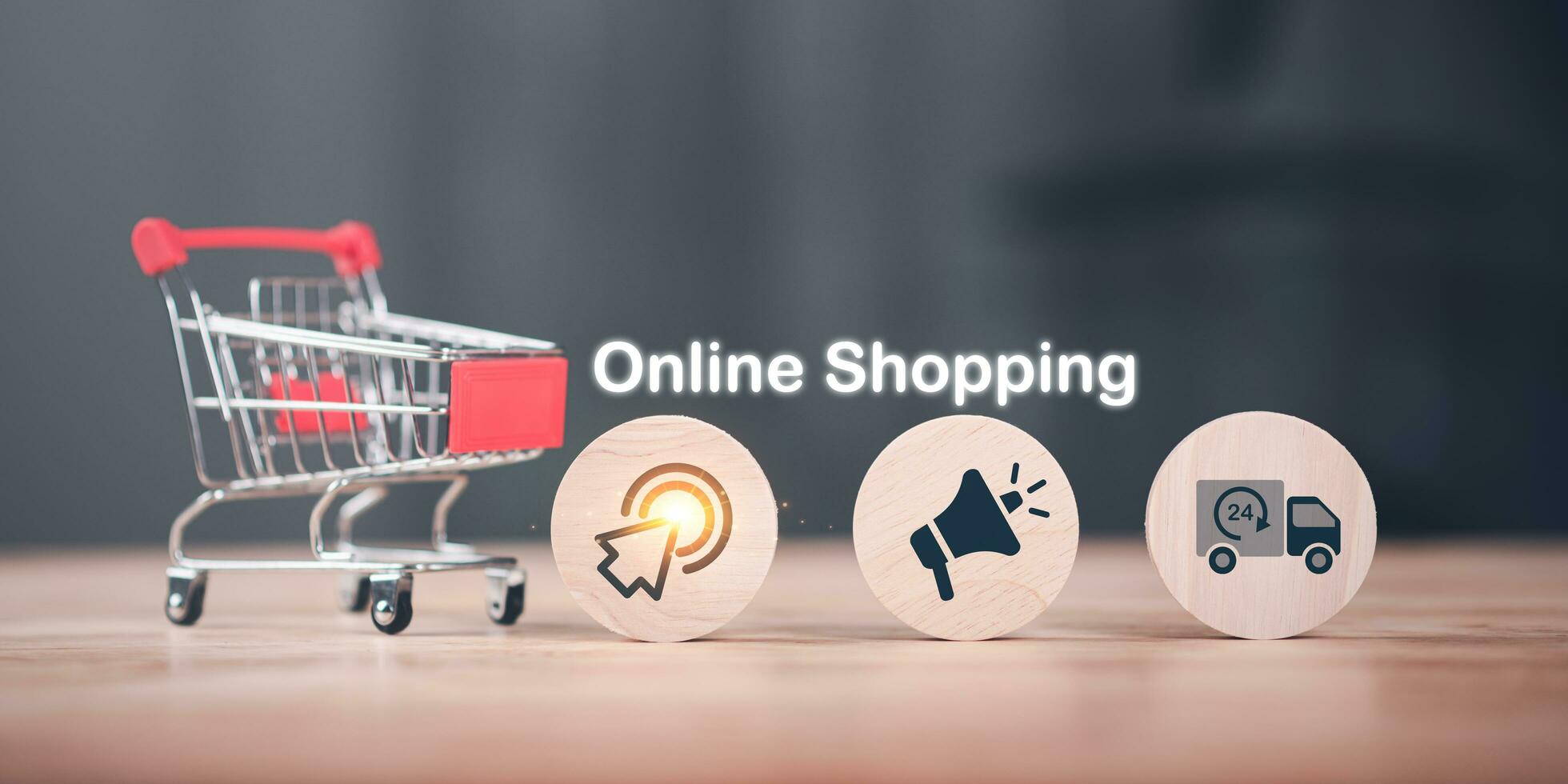 en línea compras o e-shopping concepto ,consumidor sociedad,compras Servicio en en línea web y ofertas hogar entrega ,en línea negocio crecimiento ,haciendo promoción 24-7 cliente Servicio a reunirse cliente necesidades foto