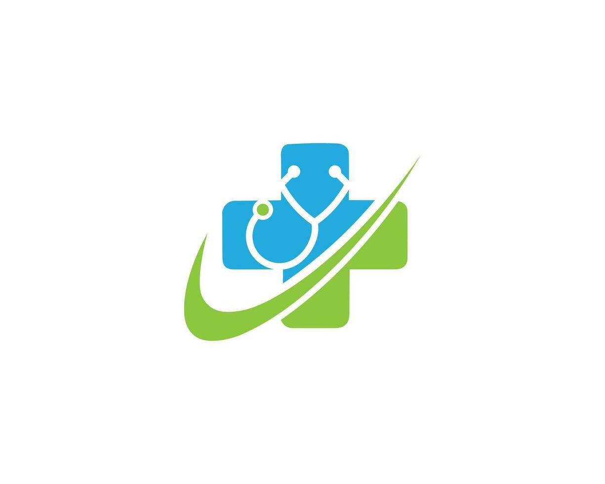 Health Care Pharmacy And Clinic Hospital Logo Design Vector illustration.