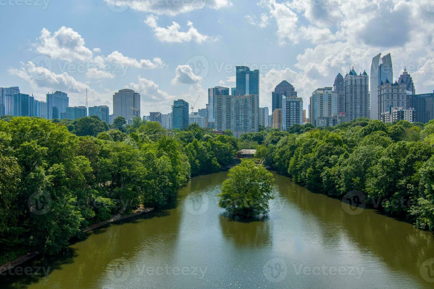 centro de la ciudad atlanta, Georgia horizonte foto