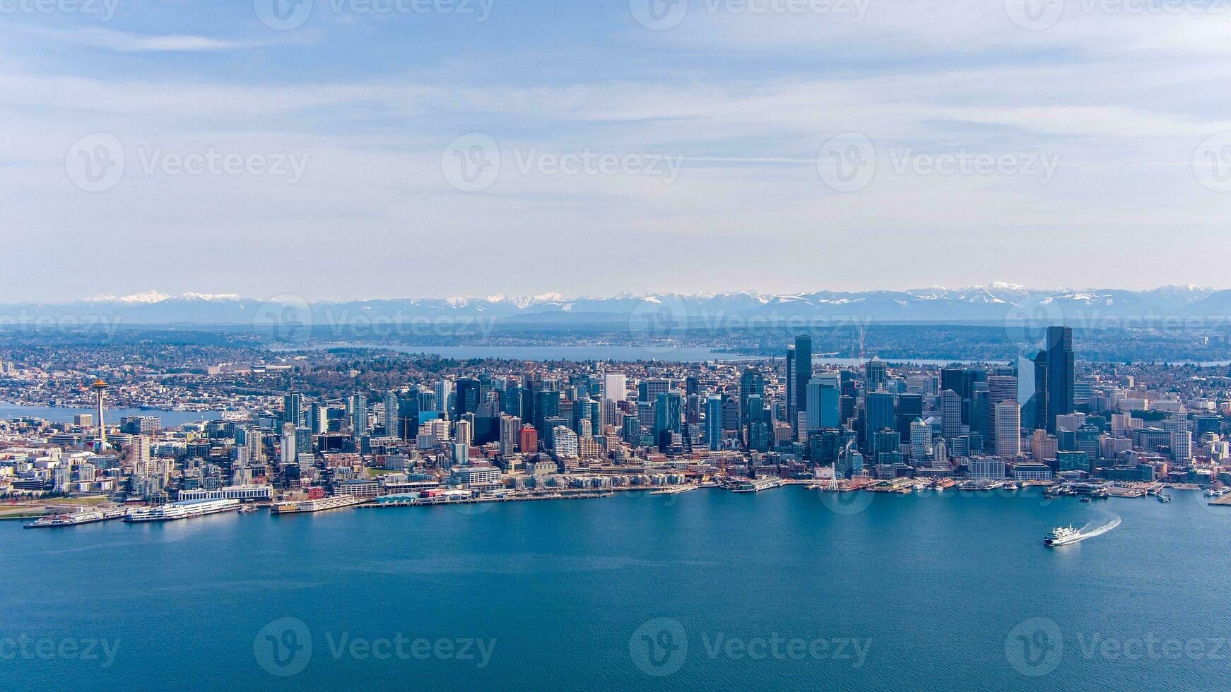 Seattle, horizonte de Washington foto