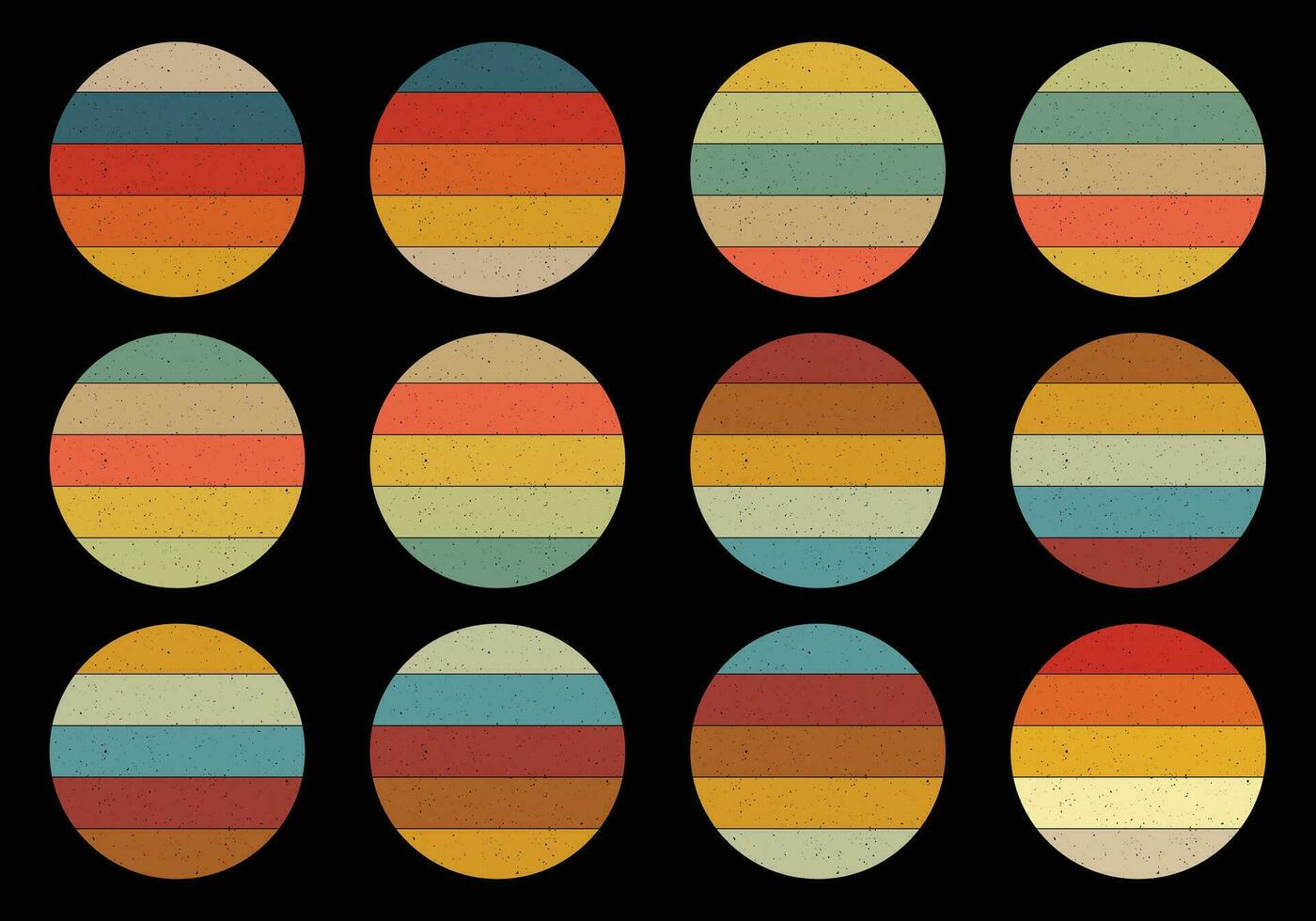 Vintage Grunge Sunset vector