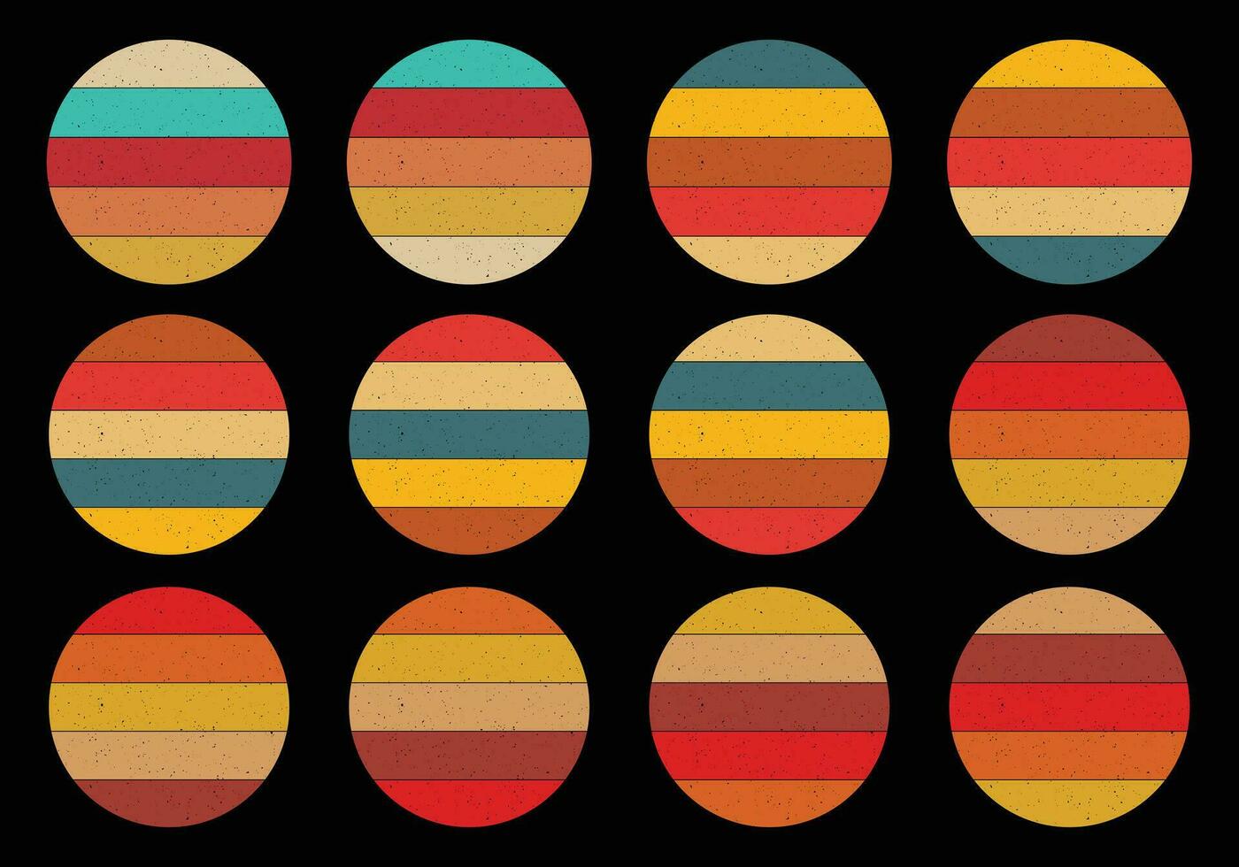 Vintage Grunge Sunset vector