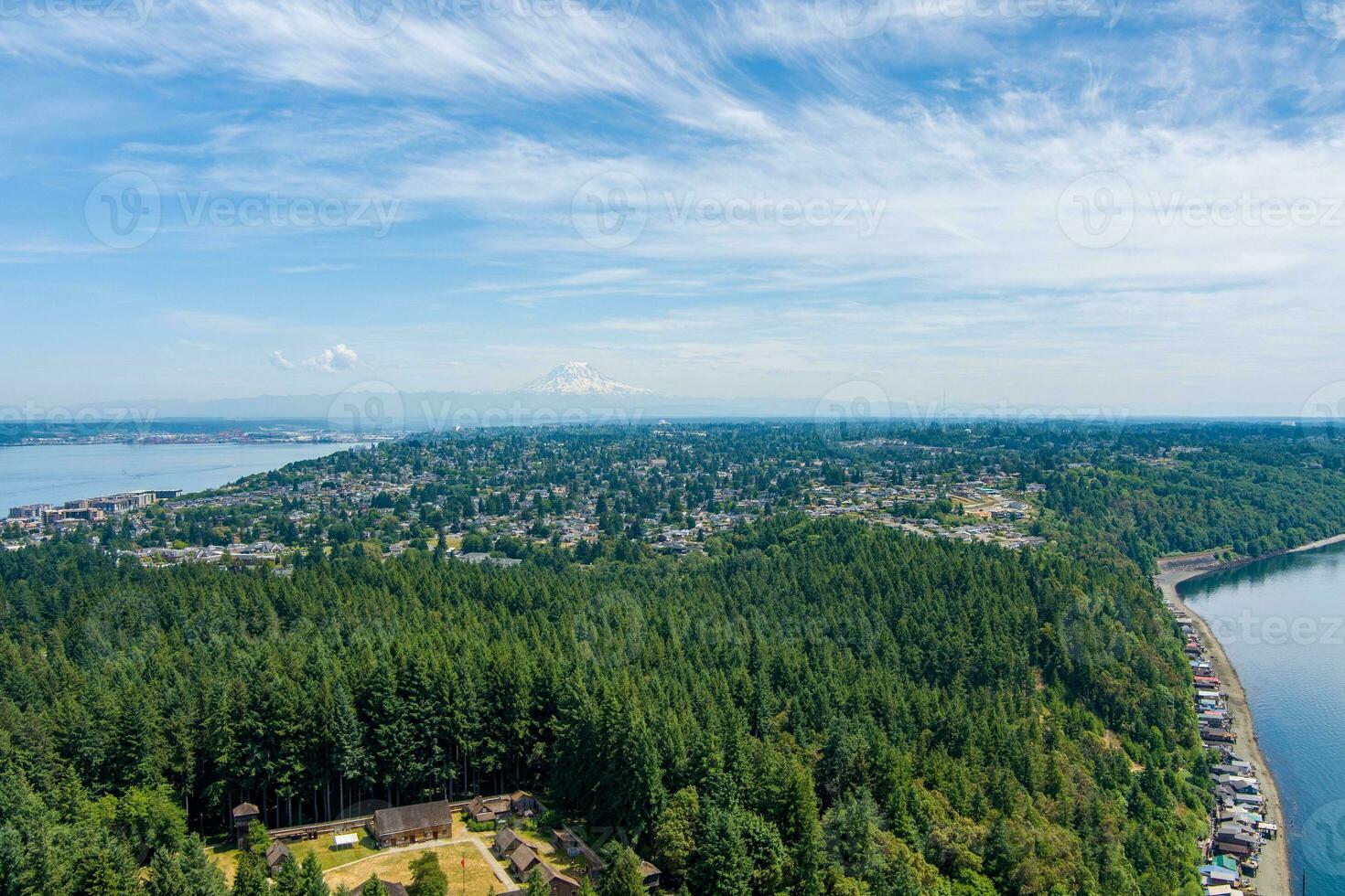 Mount Rainier and Point Defiance in June 2023 photo