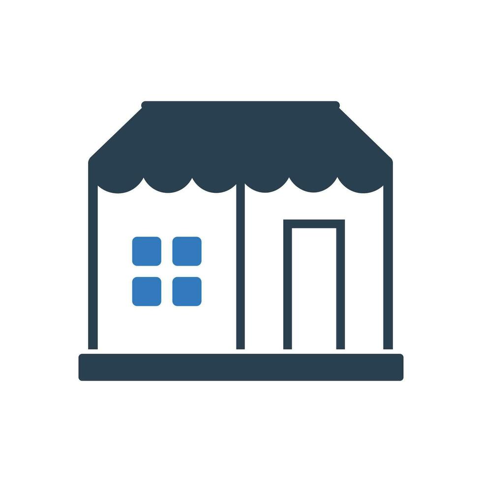 House Icon. Editable Flat Vector Illustration.