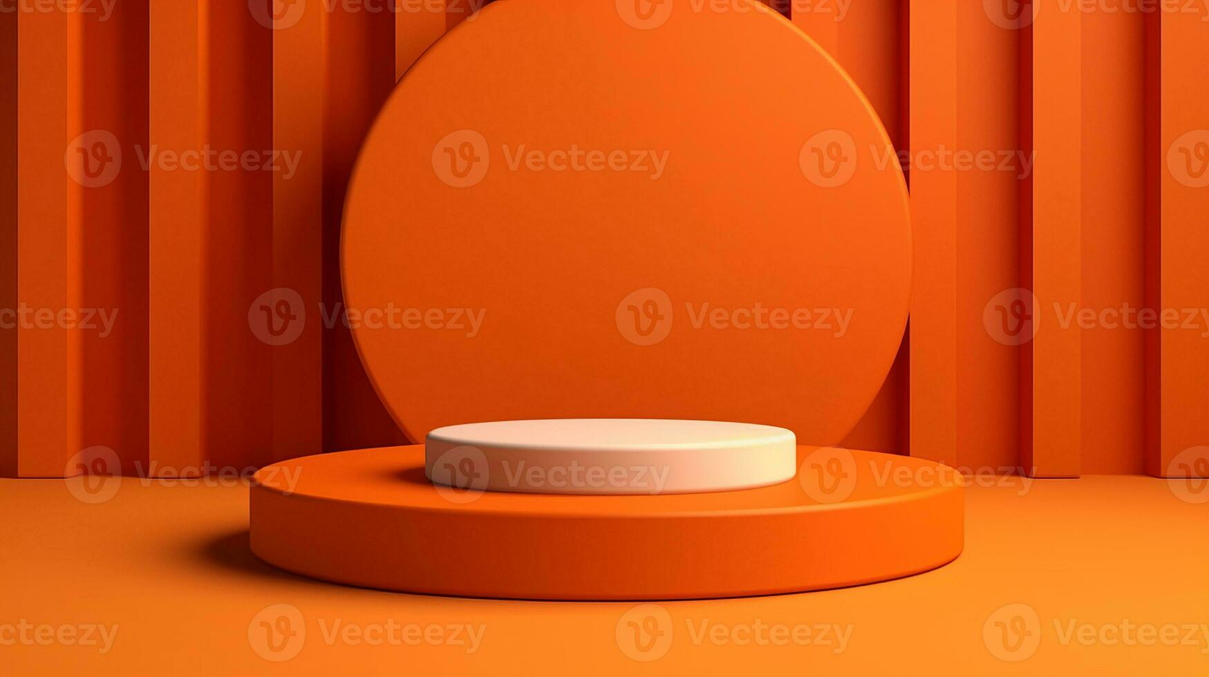 Podium and minimal abstract background for Halloween 31th october photo