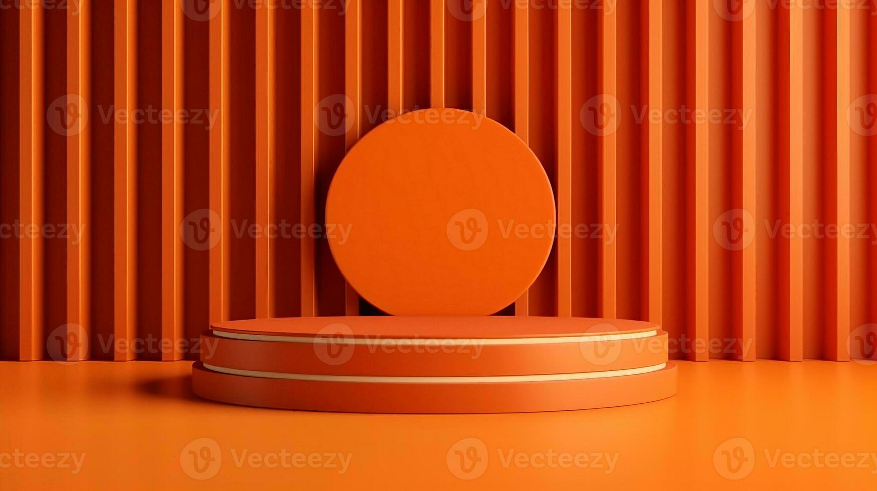 Podium and minimal abstract background for Halloween 31th october photo