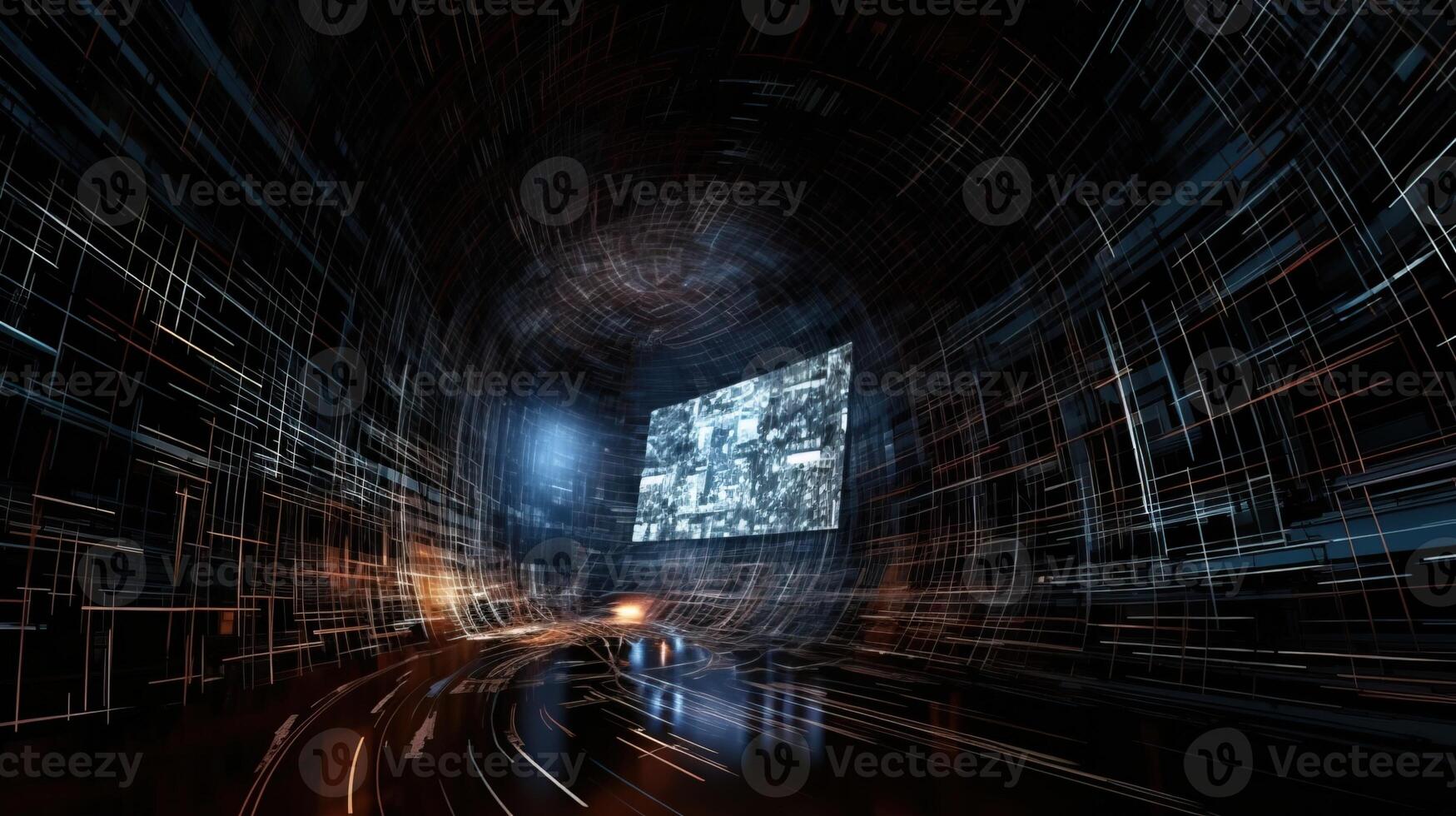 Digital technologies of the future. Communications of artificial intelligence. . photo