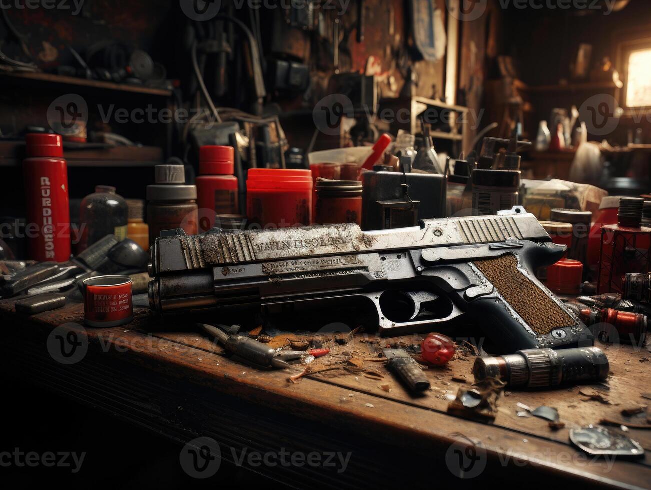 Gun Highly Detailed Professional, photo