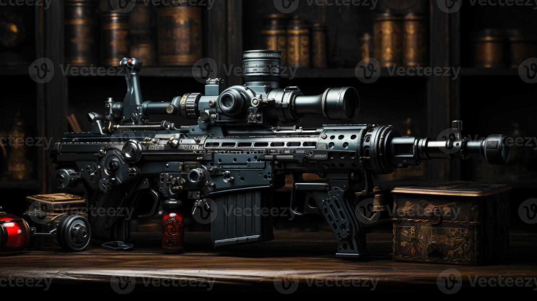 Gun Highly Detailed Professional, photo