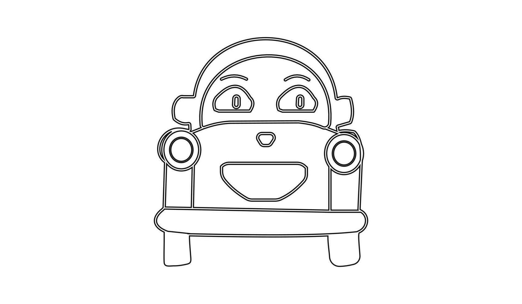 Car vector illustration isolated on white background
