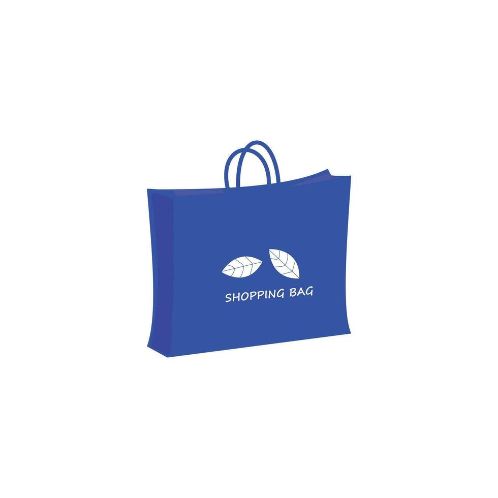 Beautiful and elegant shopping bag for a shopping store model vector