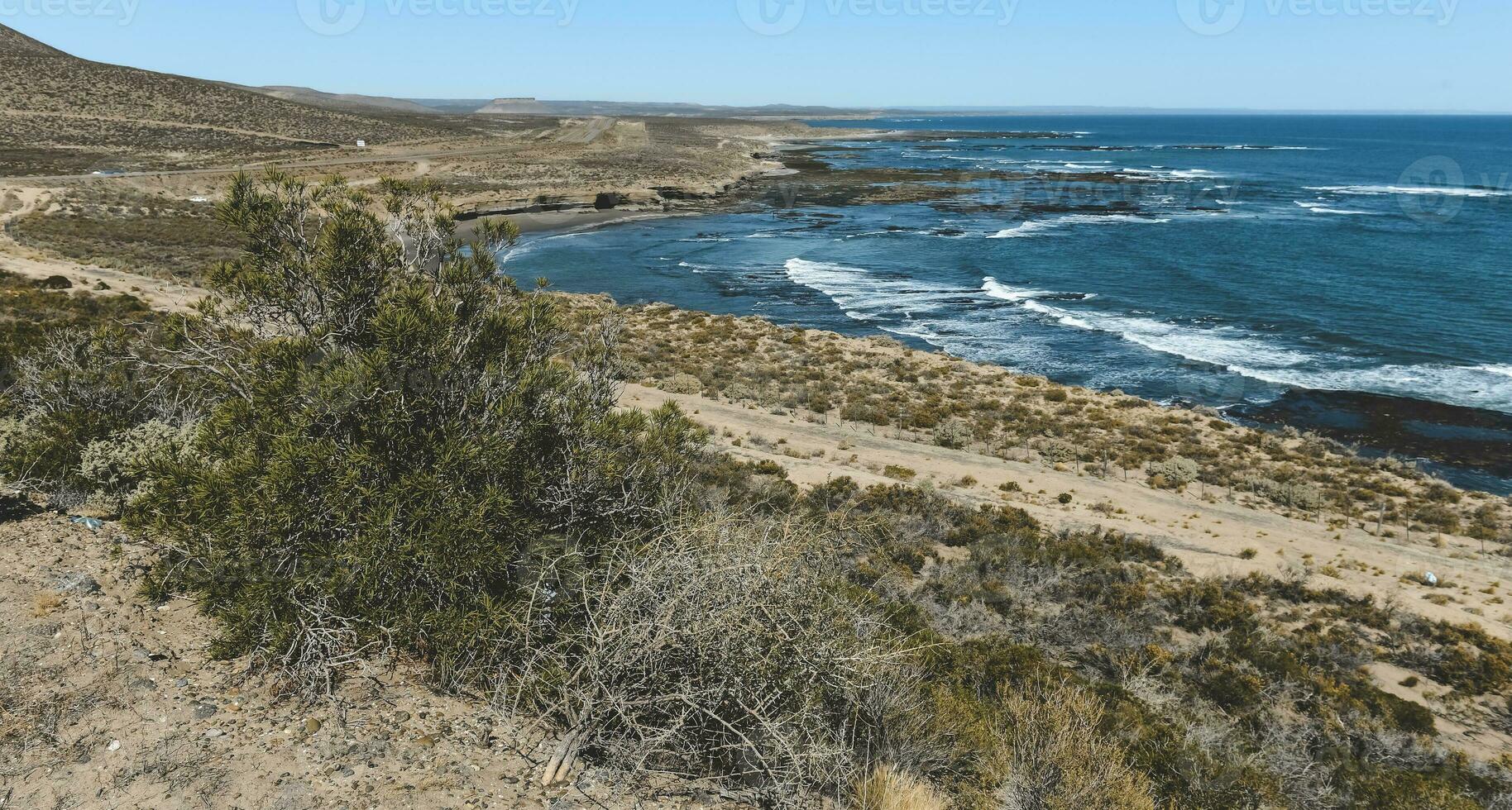 Coastal seascape, Patagonia, Argentina photo