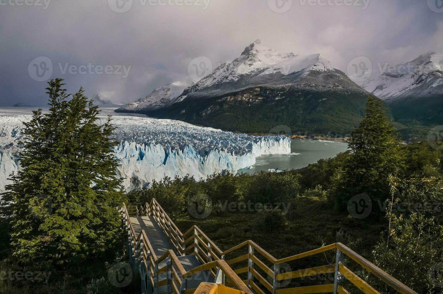 perito moreno glaciar, los glaciares nacional parque, Papa Noel cruz provincia, Patagonia argentina. foto