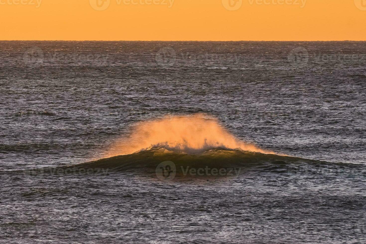 Waves in the ocean, Patagonia,Argentina photo