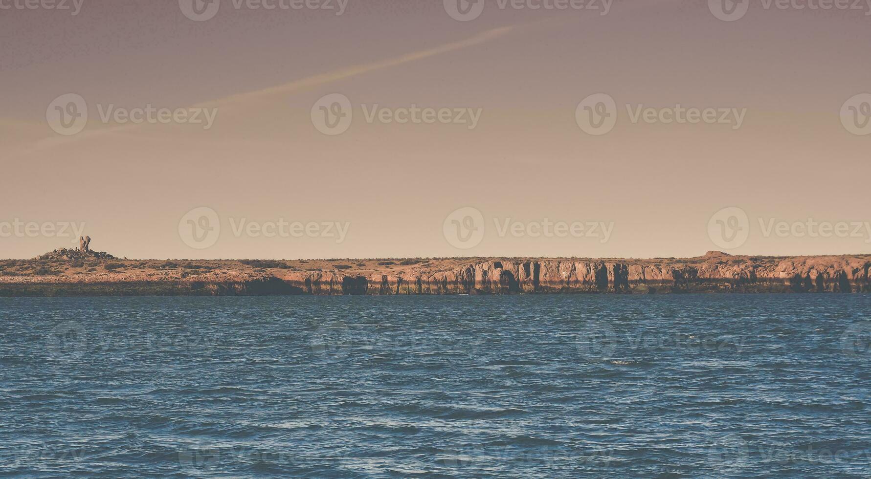 Coastal seascape, Santa Cruz Province,Patagonia, Argentina photo
