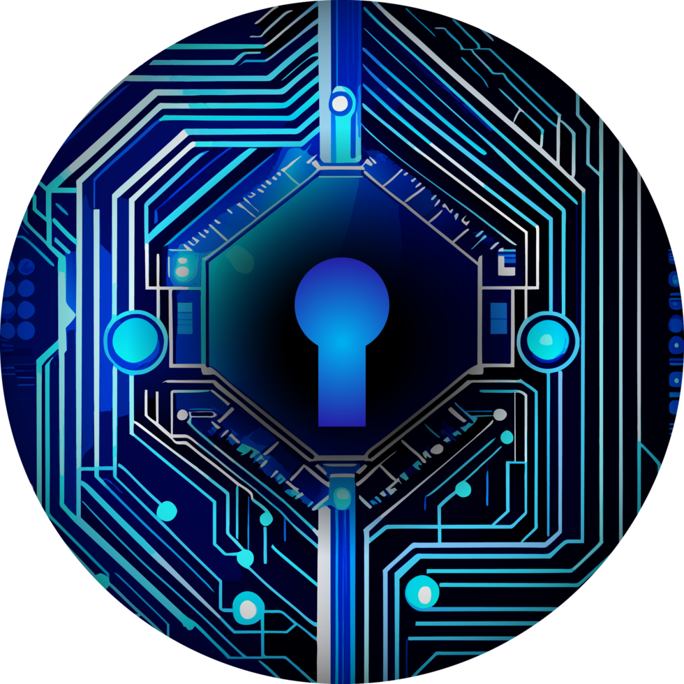 Modern Technology Lock Cybersecurity Crop-out Icon png