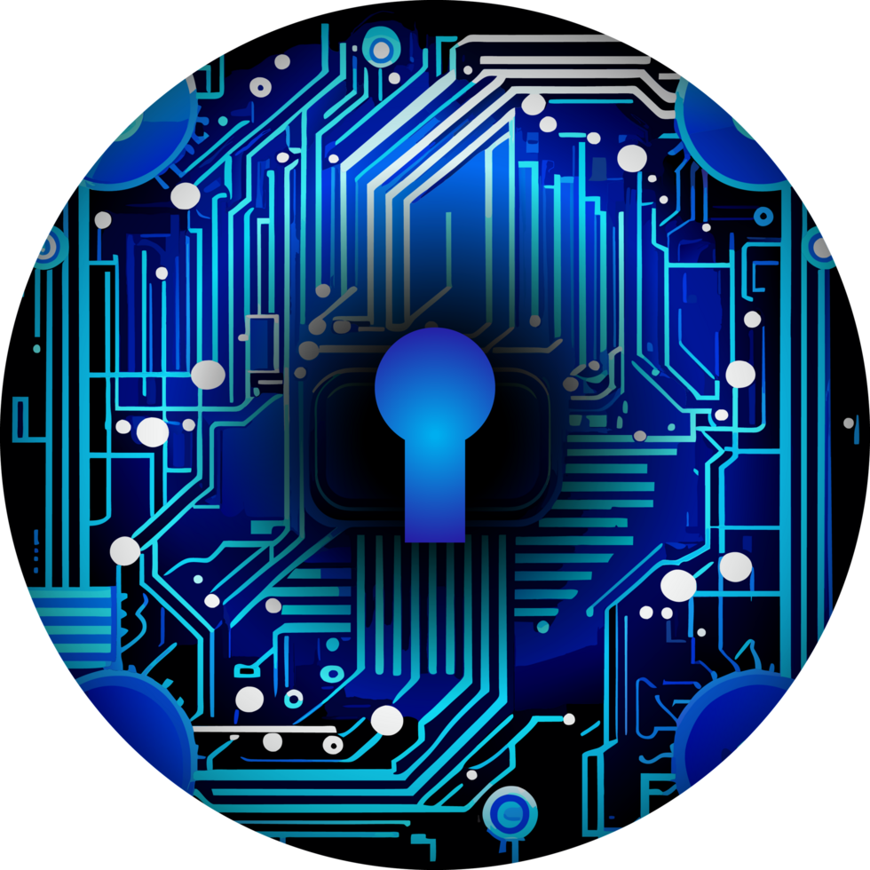 Modern Technology Lock Cybersecurity Crop-out Icon png