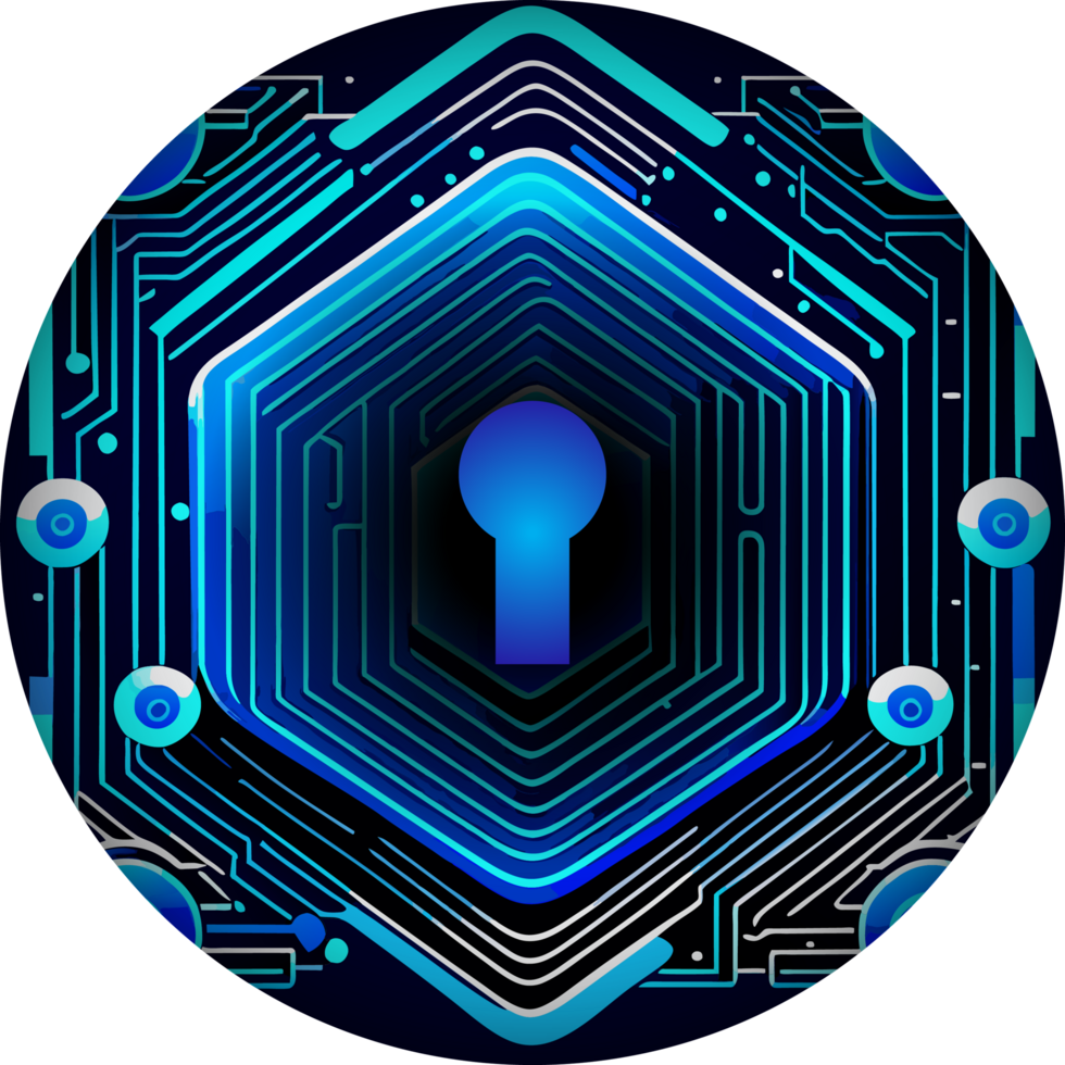 Modern Technology Lock Cybersecurity Crop-out Icon png