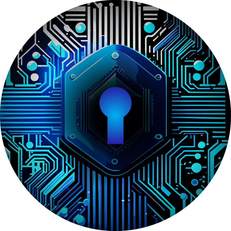 Modern Technology Lock Cybersecurity Crop-out Icon png