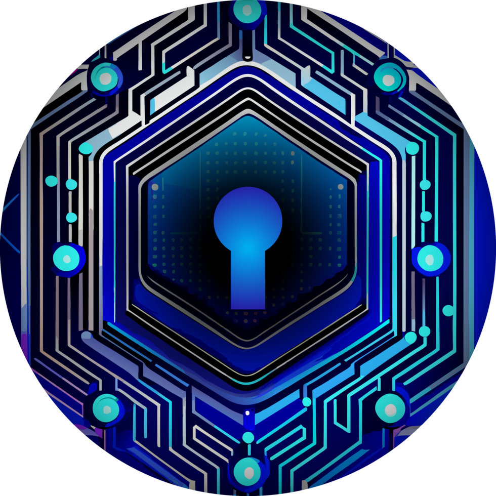 Modern Technology Lock Cybersecurity Crop-out Icon png