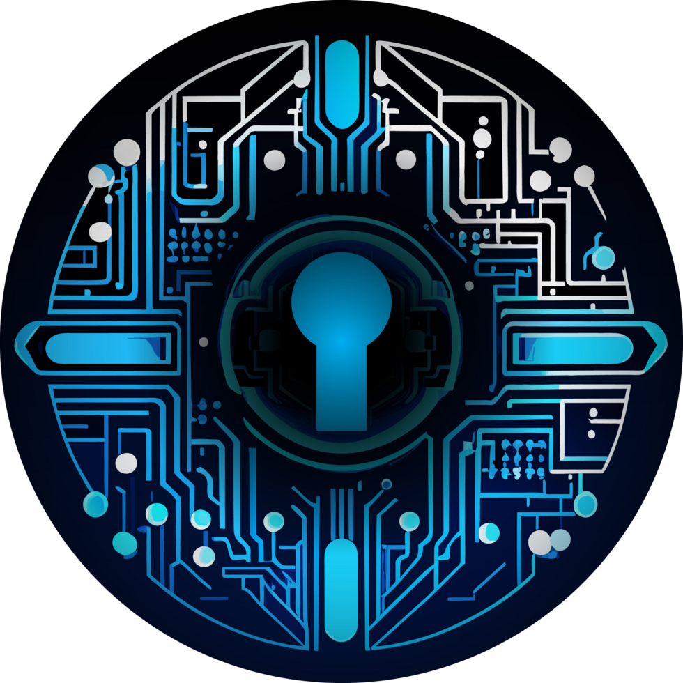 Modern Technology Lock Cybersecurity Crop-out Icon png