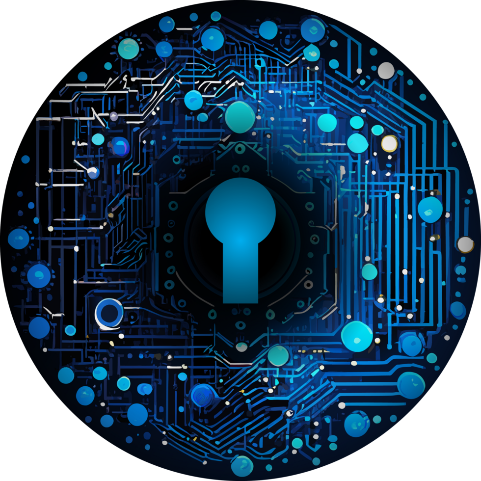 Modern Technology Lock Cybersecurity Crop-out Icon png
