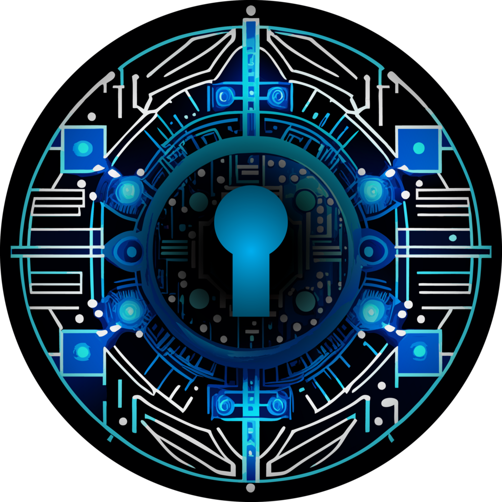 Modern Technology Lock Cybersecurity Crop-out Icon png