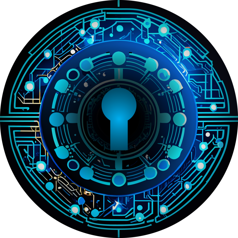 Modern Technology Lock Cybersecurity Crop-out Icon png