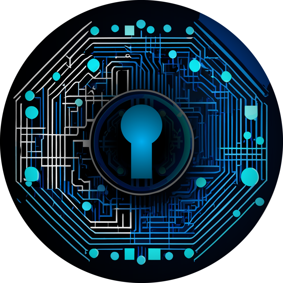 Modern Technology Lock Cybersecurity Crop-out Icon png