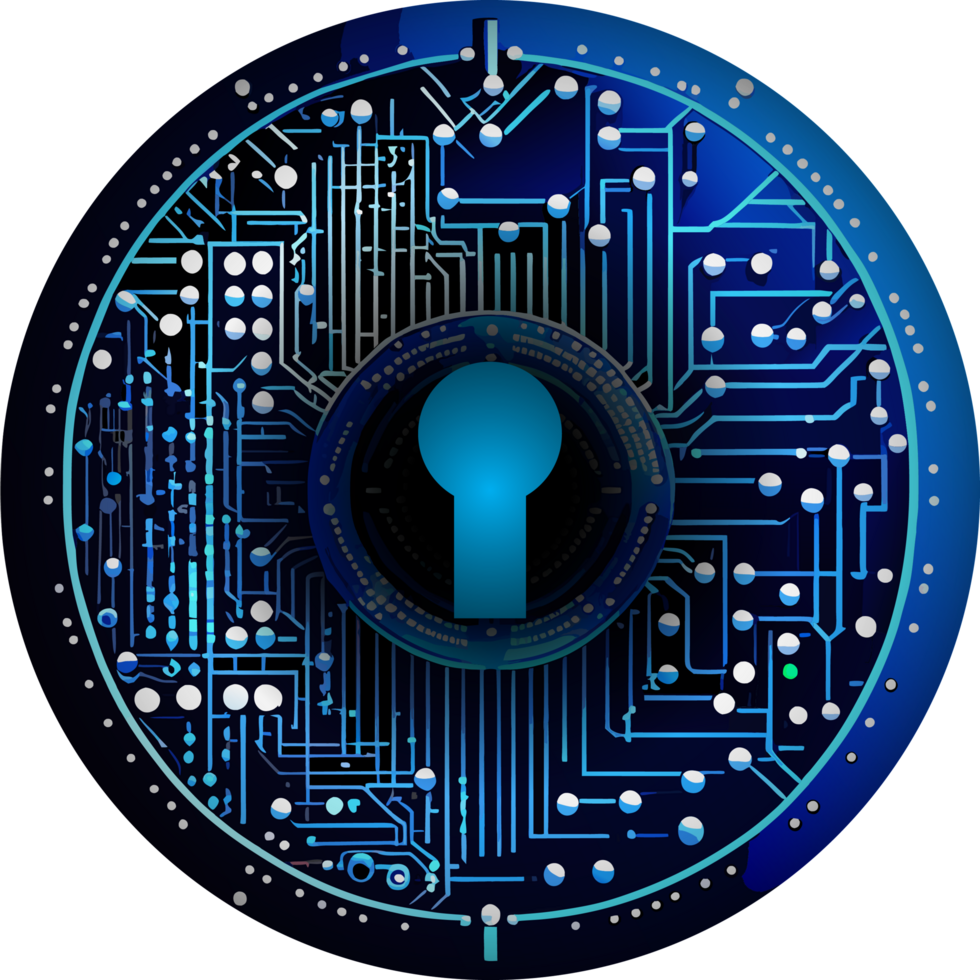Modern Technology Lock Cybersecurity Crop-out Icon png