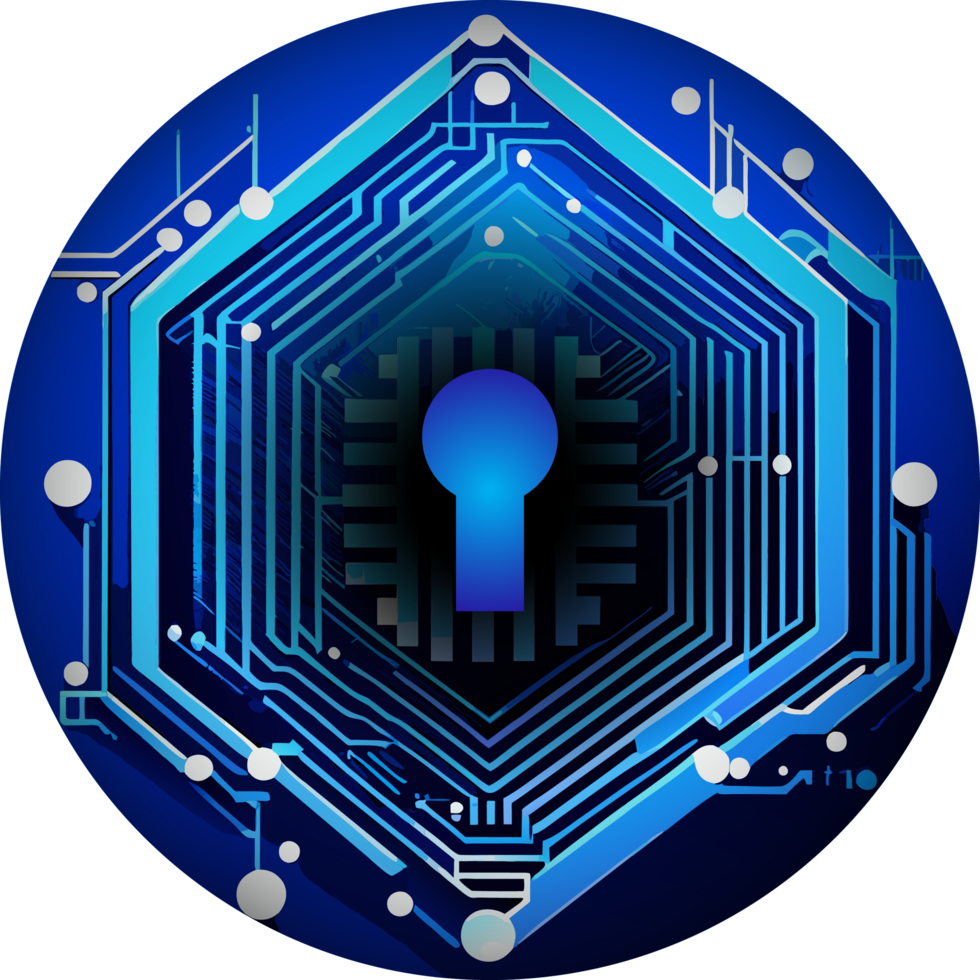 Modern Technology Lock Cybersecurity Crop-out Icon png