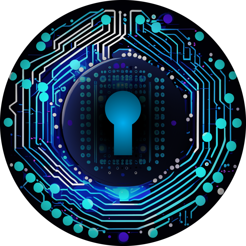 Modern Technology Lock Cybersecurity Crop-out Icon png