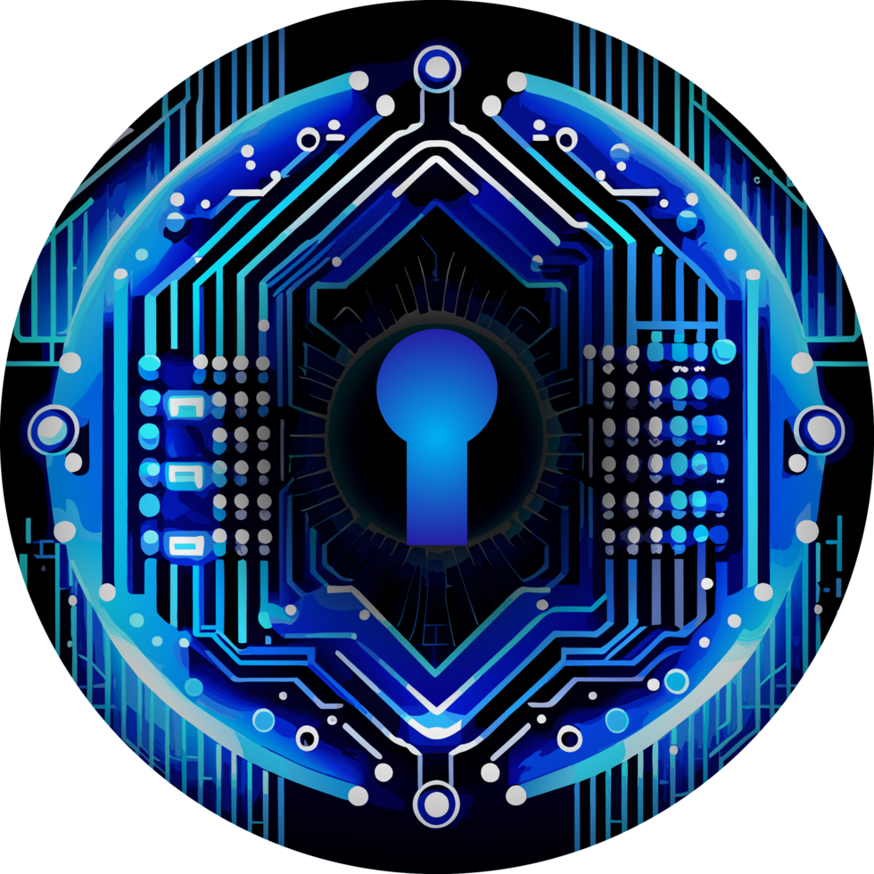 Modern Technology Lock Cybersecurity Crop-out Icon png