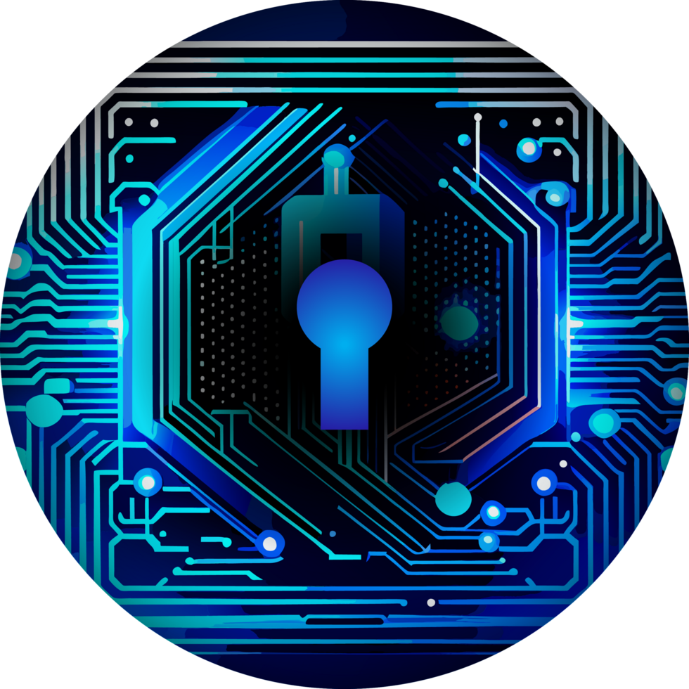 Modern Technology Lock Cybersecurity Crop-out Icon png