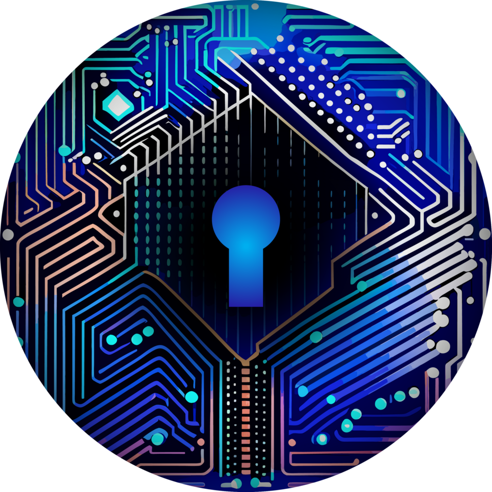 Modern Technology Lock Cybersecurity Crop-out Icon png