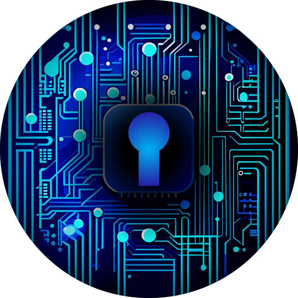 Modern Technology Lock Cybersecurity Crop-out Icon png