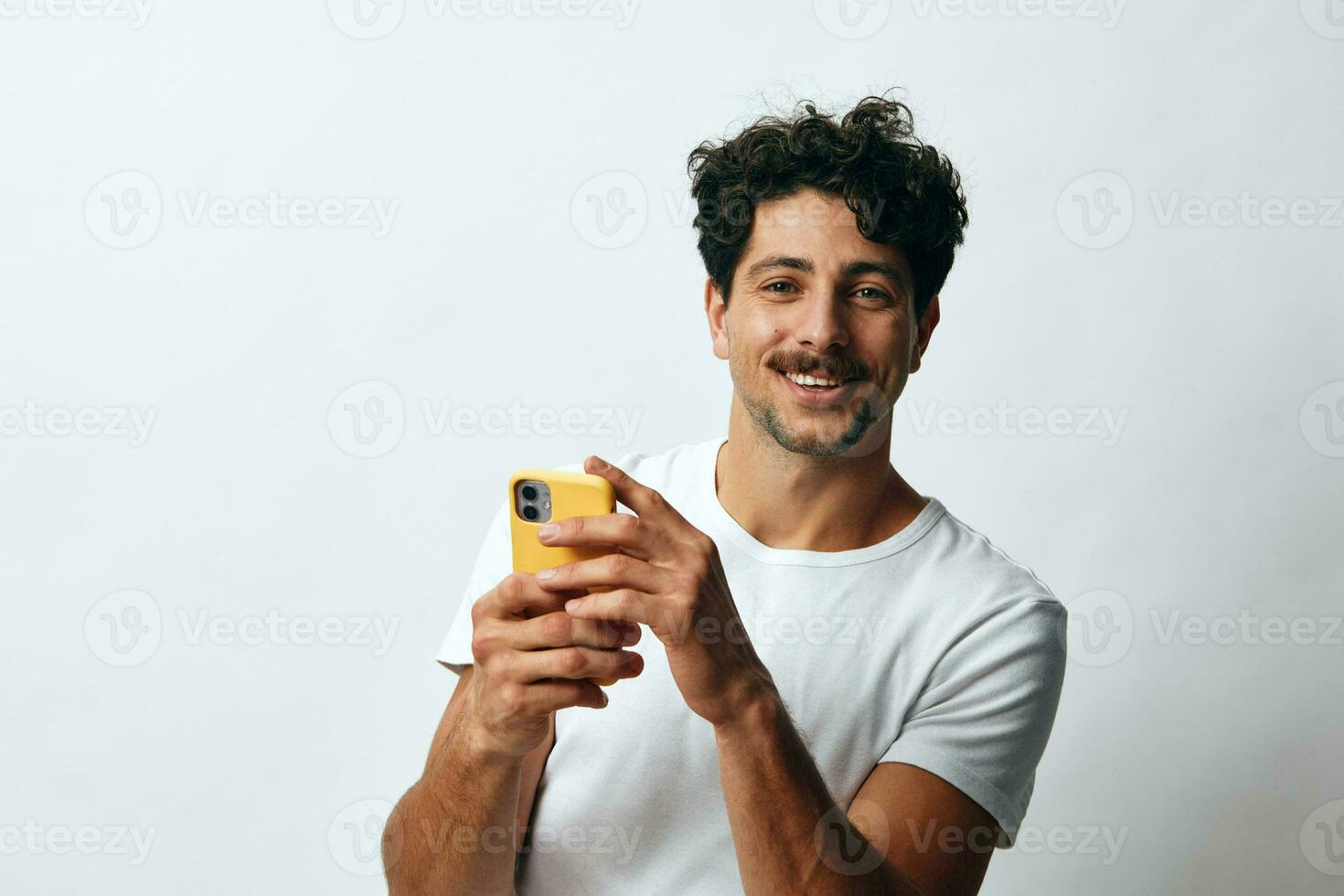 Message man online technology hipster phone photo
