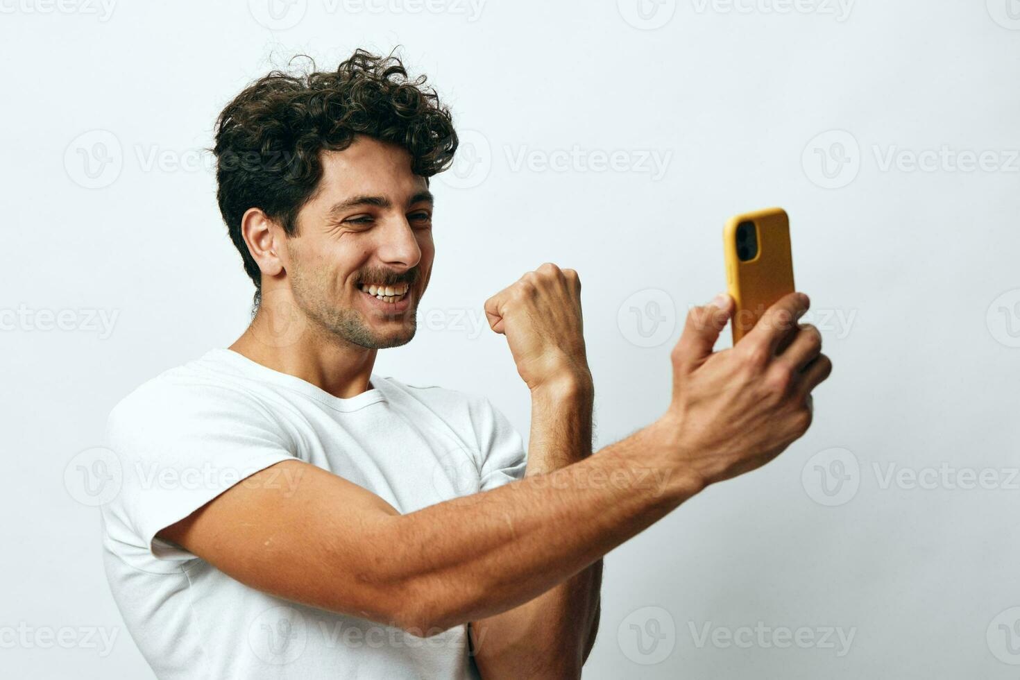 Phone man message hipster technology online photo