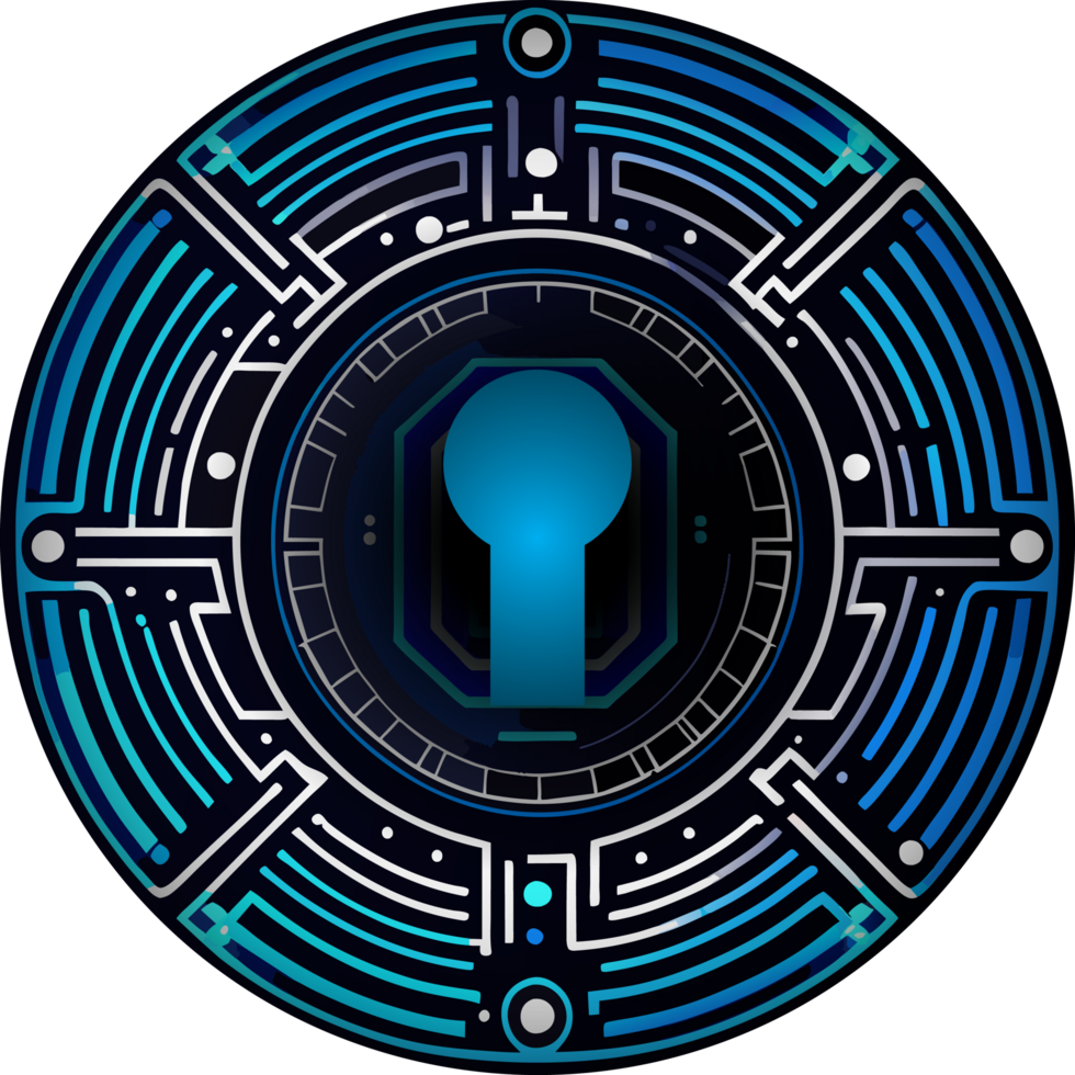 Modern Technology Lock Cybersecurity Crop-out Icon png