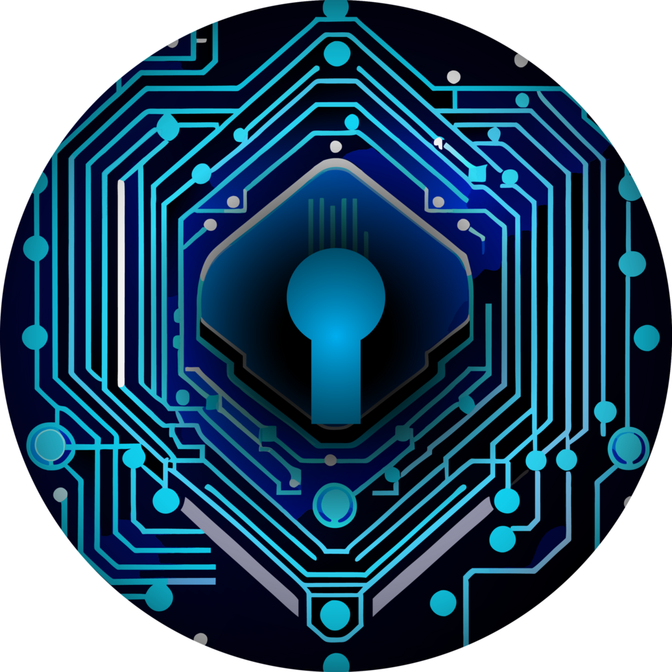 Modern Technology Lock Cybersecurity Crop-out Icon png