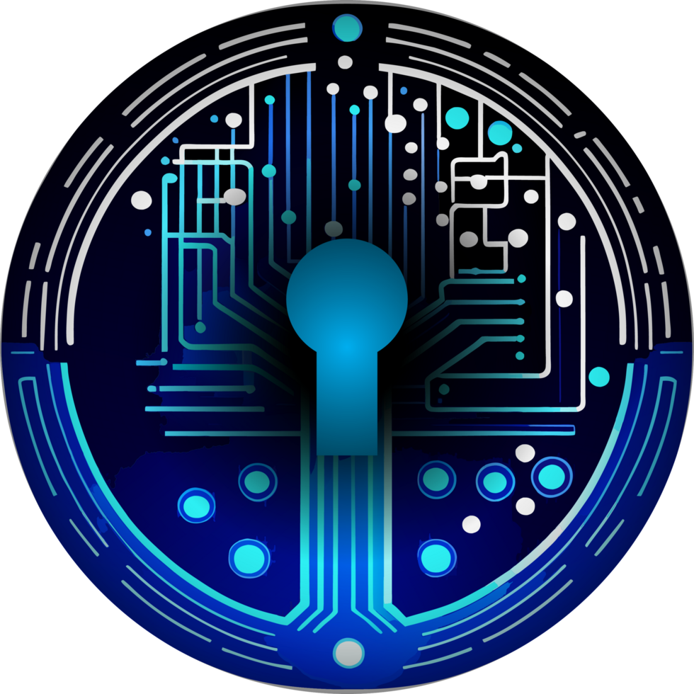 Modern Technology Lock Cybersecurity Crop-out Icon png