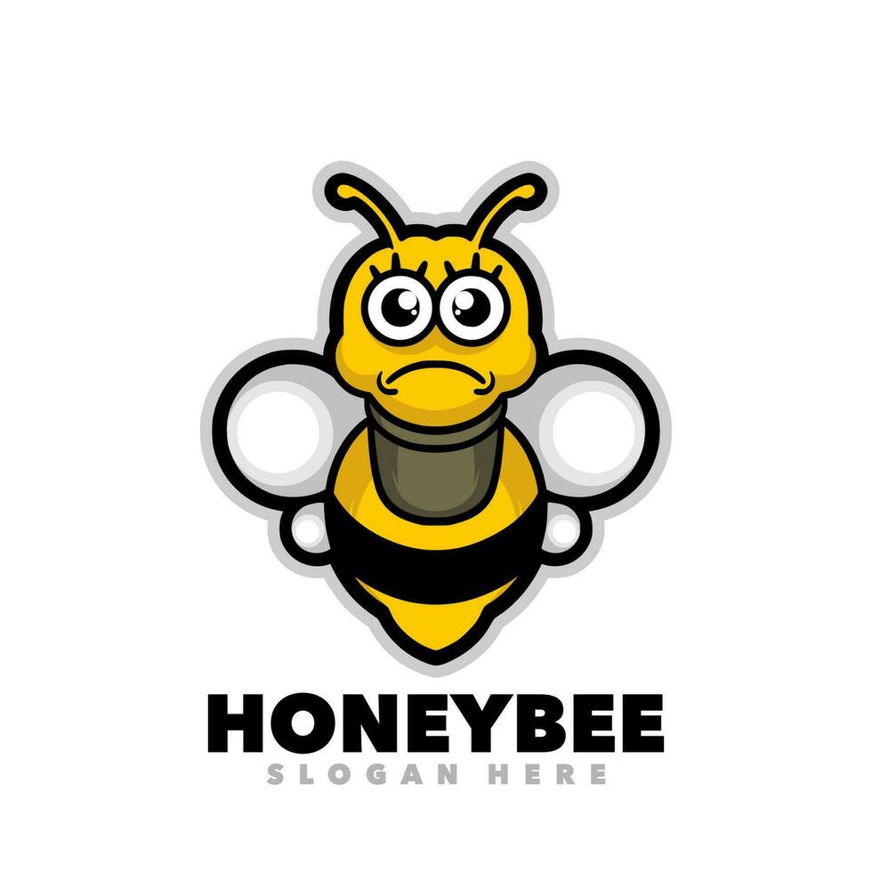 Honeybee cartoon mascot 26411353 Vector Art at Vecteezy