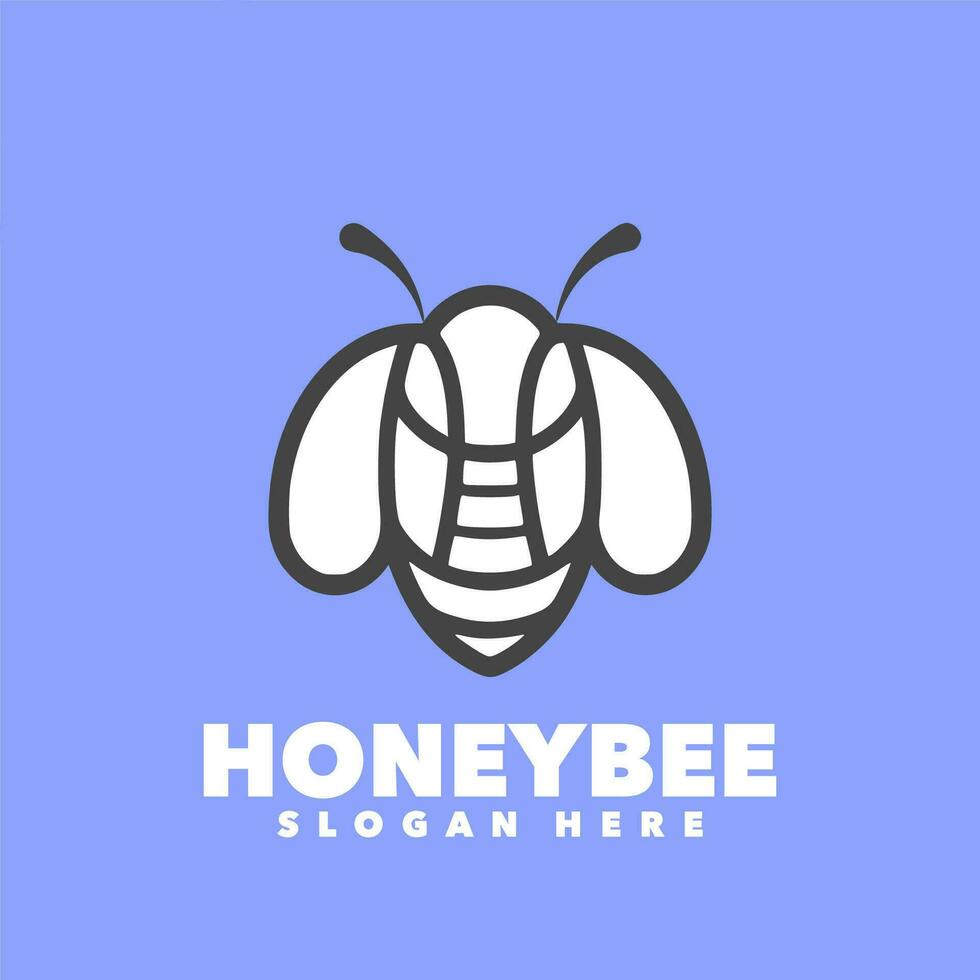Honeybee bug insect vector