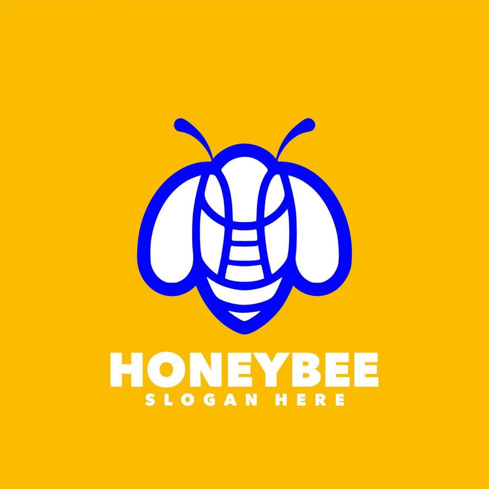 Honeybee line art vector