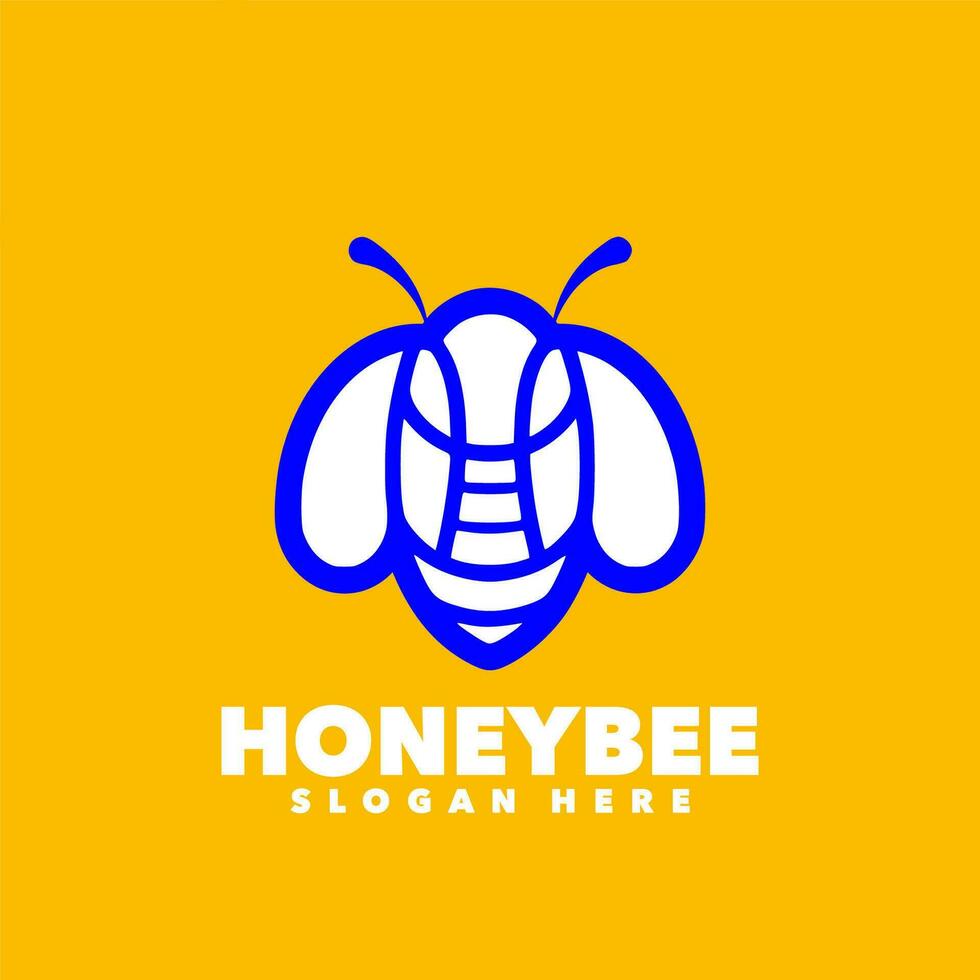 Honeybee line art vector