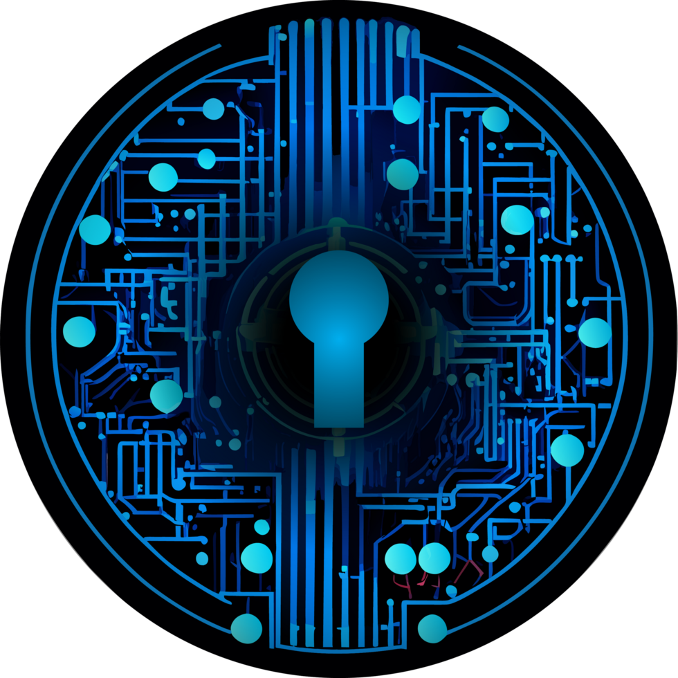 Modern Technology Lock Cybersecurity Crop-out Icon png