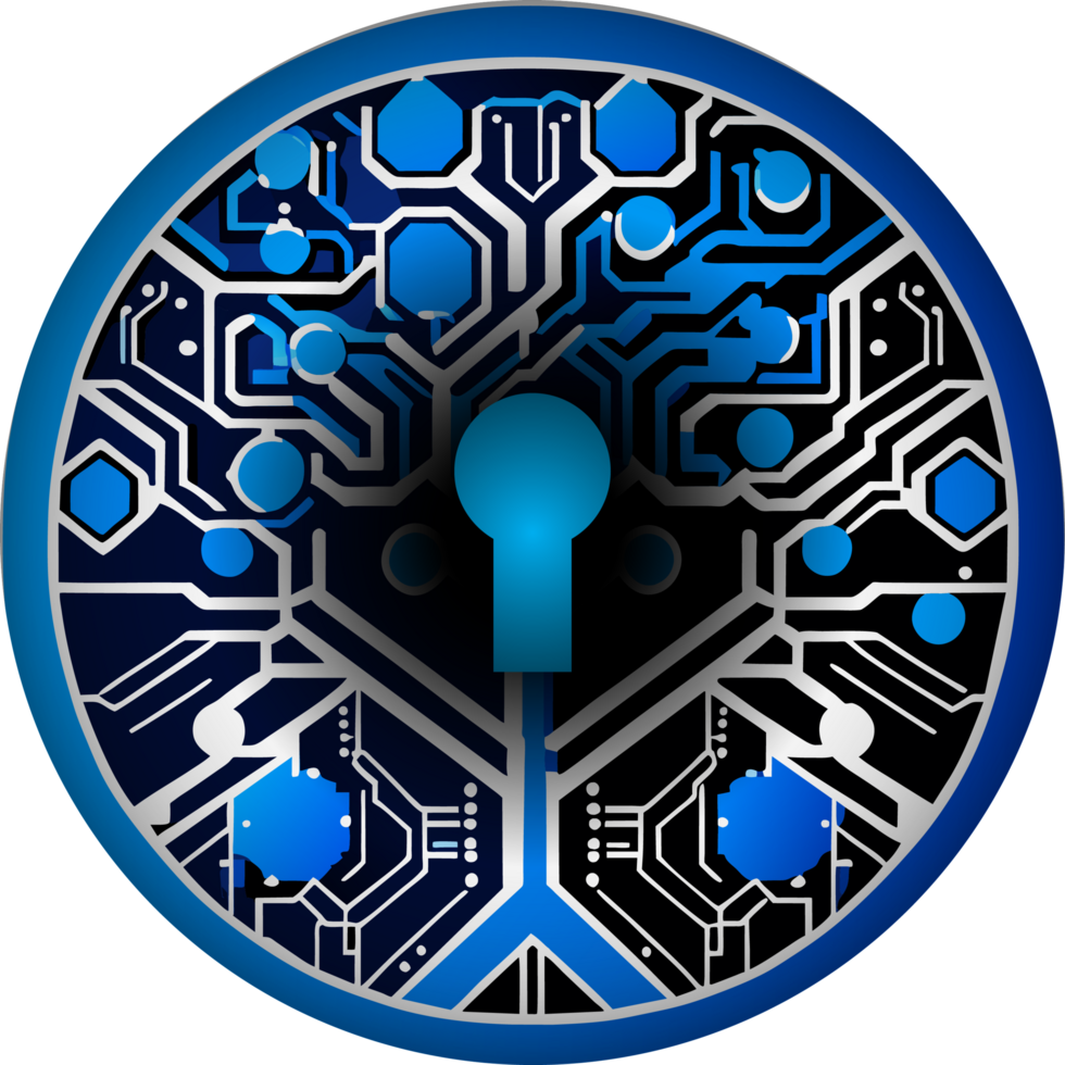 Modern Technology Lock Cybersecurity Crop-out Icon png
